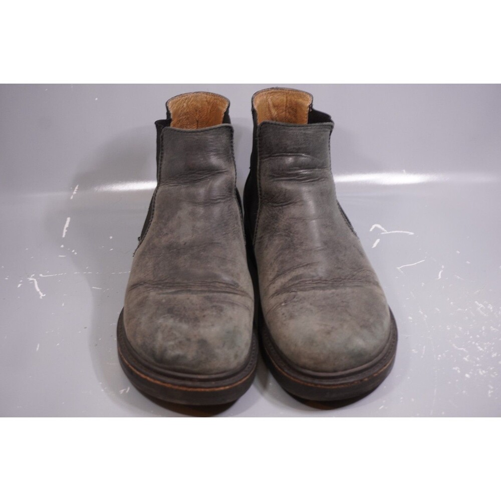Birkenstock Stalon Grey Oiled Nubuck Leather Pull On Boots EU 40/ Women 9 Men 7 - Picture 2 of 9
